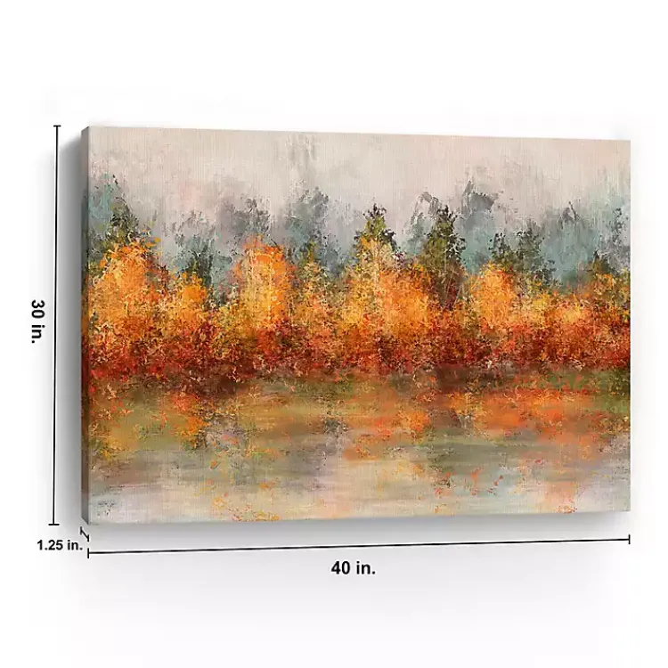 Fall>Kirklands Home Fall Abstract Canvas Art Print, 40x30 in.