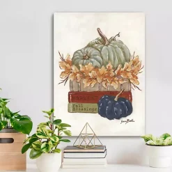 Fall>Kirklands Home Fall Book Stack Canvas Art Print Multi