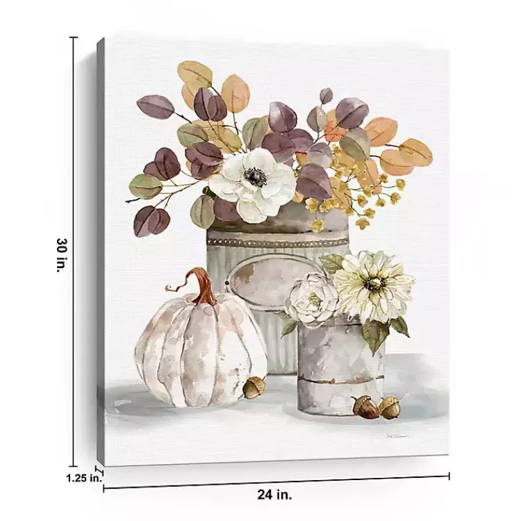 Fall>Kirklands Home Fall Florals Canvas Art Print, 24x30 in.