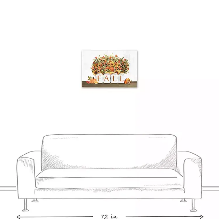 Fall>Kirklands Home Fall Florals in Jars Canvas Art Print