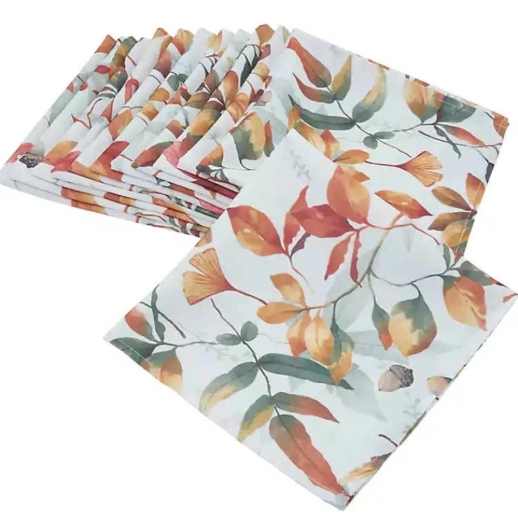 Fall>Kirklands Home Fall Leaf Napkins, Set of 4 Multi