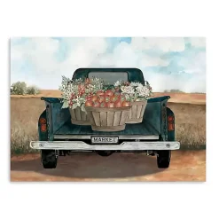 Fall>Kirklands Home Fall Market Truck Canvas Art Print, 32x24 in. Multi