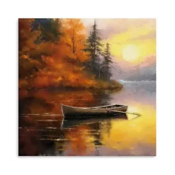 Fall>Kirklands Home Fall Sunset Canvas Art Print, 20x20 in.
