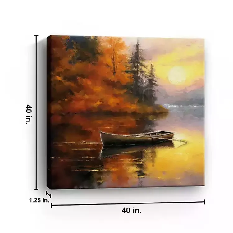 Fall>Kirklands Home Fall Sunset Canvas Art Print, 40x40 in.