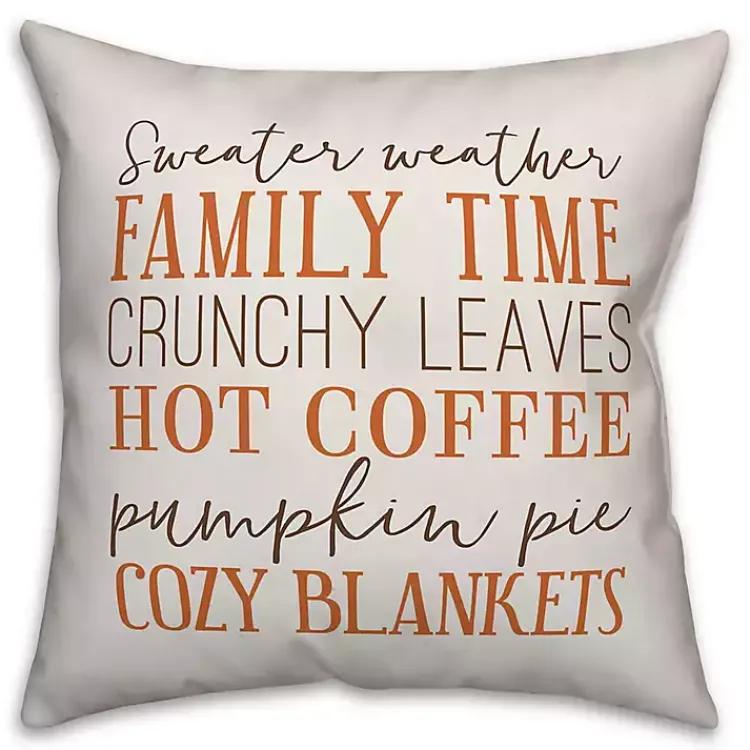 Fall>Kirklands Home Fall Things with Brown Plaid Back Pillow