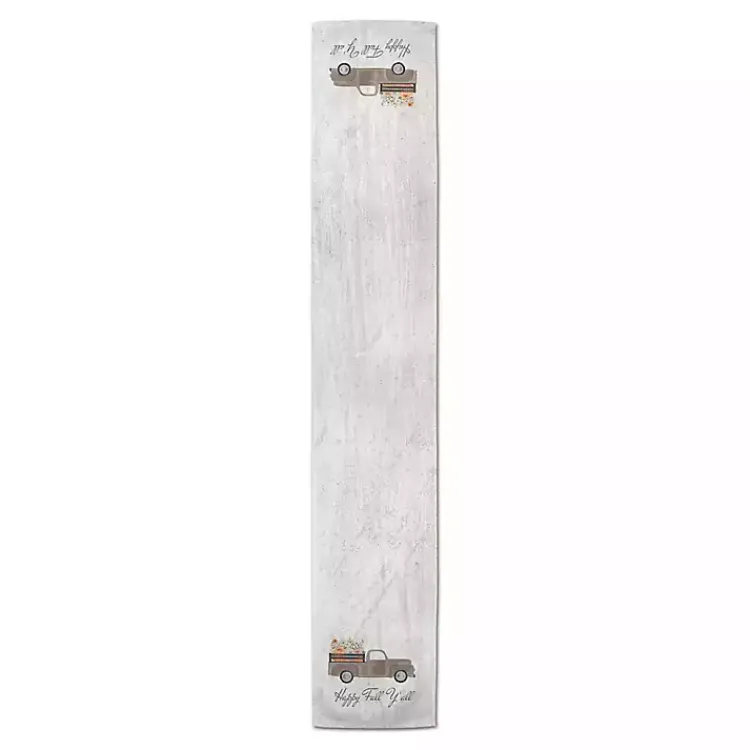Kirklands Home Fall Ya'll Pumpkin Truck Harvest Table Runner New
