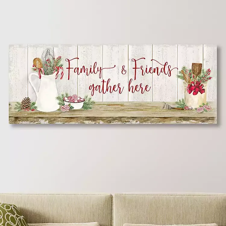 Christmas Art & Wall Decor>Kirklands Home Family & Friends Canvas Art Print Multi