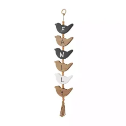Kirklands Home Family Bird Shaped Wood Wall Sign Discount