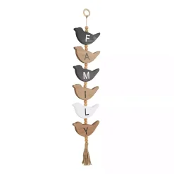 Kirklands Home Family Bird Shaped Wood Wall Sign Discount