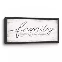 Kirklands Home Family Branches Framed Canvas Art Print, 42x22 in.