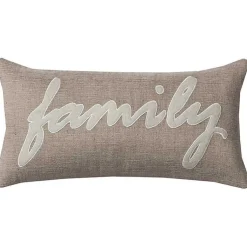 Pillows>Kirklands Home Family Jute Accent Pillow Tan