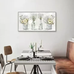 Kirklands Home Farmhouse Bouquets Framed Canvas Art Print Hot