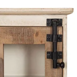 Kirklands Home Farmhouse 2-Drawer Wall-Mounted Cabinet New