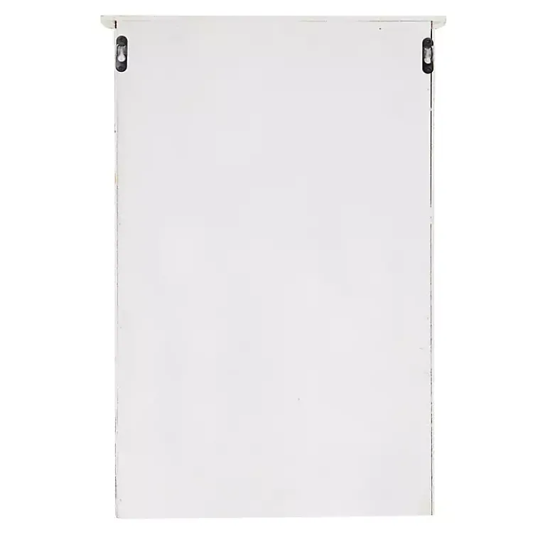 Kirklands Home Farmhouse 2-Drawer Wall-Mounted Cabinet New