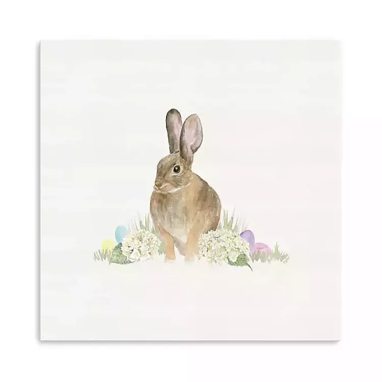 Easter Decorations>Kirklands Home Farmhouse Easter Bunny Canvas Art Print