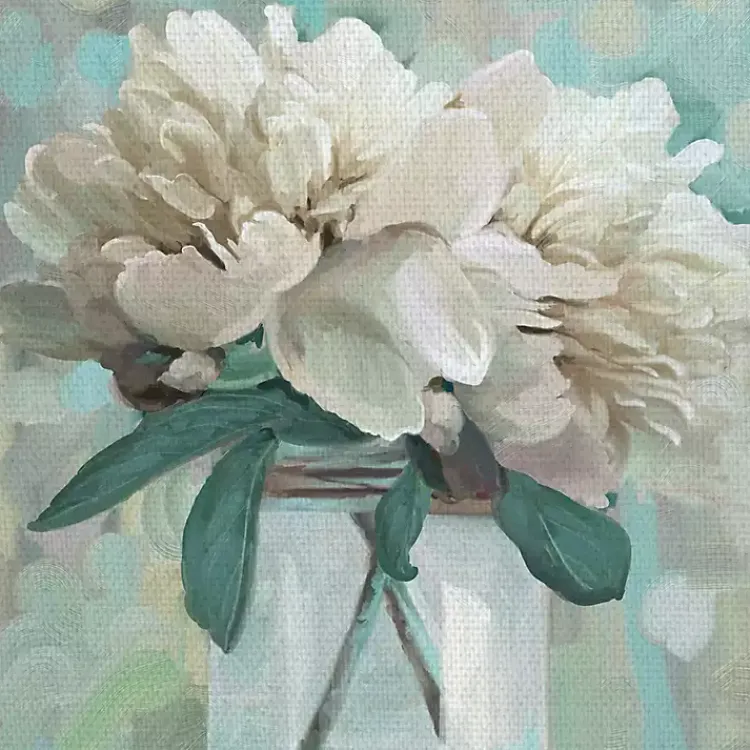 Kirklands Home Farmhouse Peonies Canvas Art Prints, Set of 2 Sale