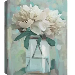 Kirklands Home Farmhouse Peonies Canvas Art Prints, Set of 2 Sale
