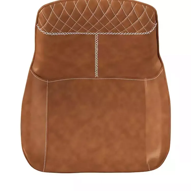 Kirklands Home Faux Leather Dining Chairs, Set of 2 Brown Hot