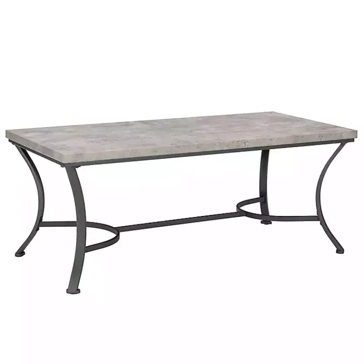 Kirklands Home Faux Concrete 3-pc. Coffee & Side Table Set Tan