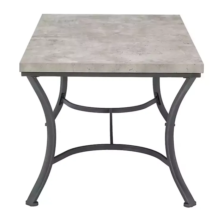 Kirklands Home Faux Concrete 3-pc. Coffee & Side Table Set Tan