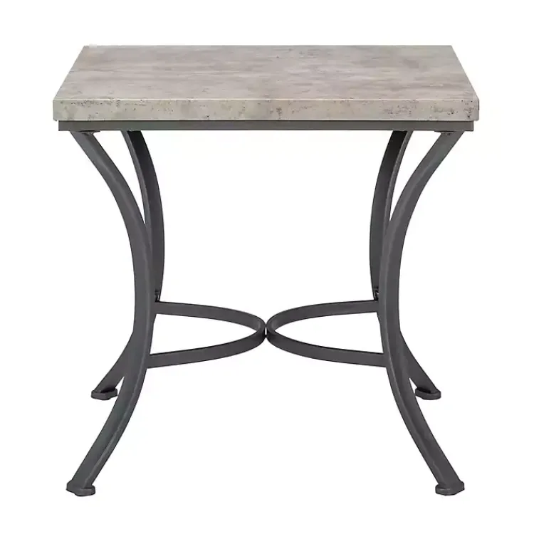 Kirklands Home Faux Concrete 3-pc. Coffee & Side Table Set Tan