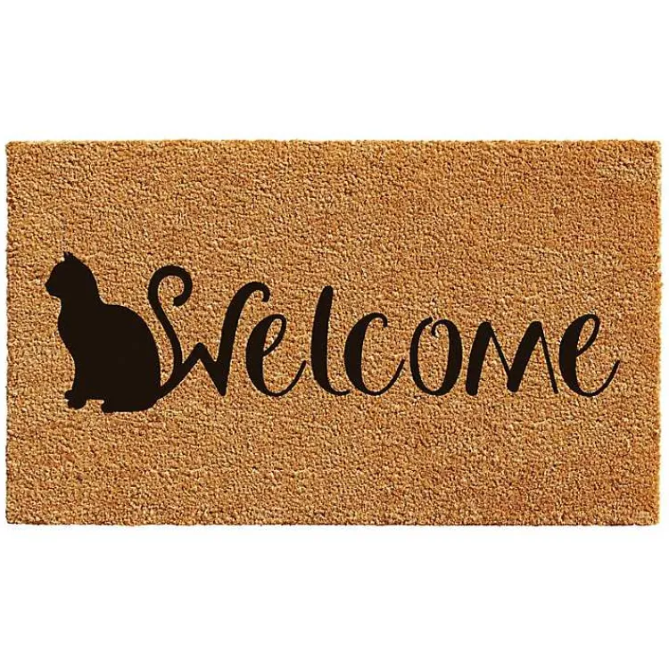 Kirklands Home Feline Welcome Doormat Clearance