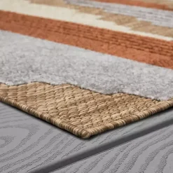 Kirklands Home Fernandina Outdoor Area Rug, 7x10 Brown Online