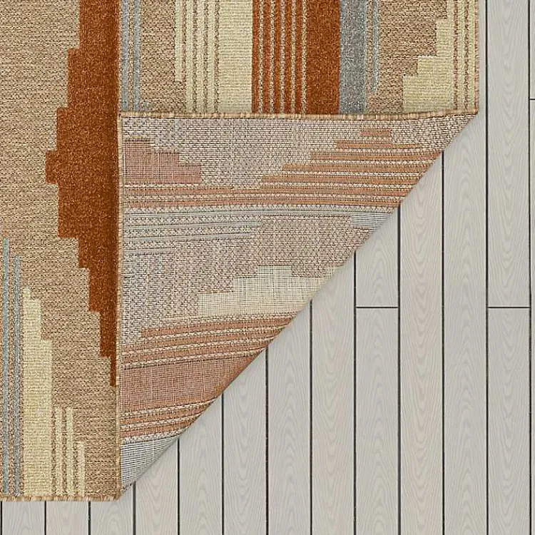 Kirklands Home Fernandina Outdoor Area Rug, 7x10 Brown Online