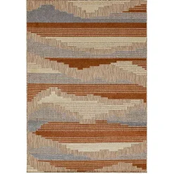 Kirklands Home Fernandina Outdoor Area Rug, 9x12 Brown Clearance