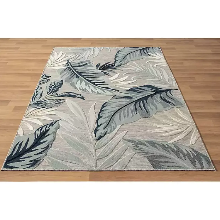 Kirklands Home Ferns and Palms Indoor/Outdoor Area Rug, 5x7 Sale