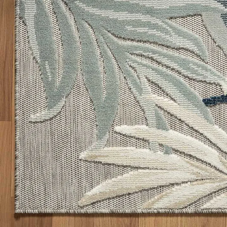 Kirklands Home Ferns and Palms Indoor/Outdoor Area Rug, 5x7 Sale