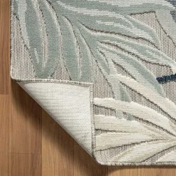 Kirklands Home Ferns and Palms Indoor/Outdoor Area Rug, 5x7 Sale