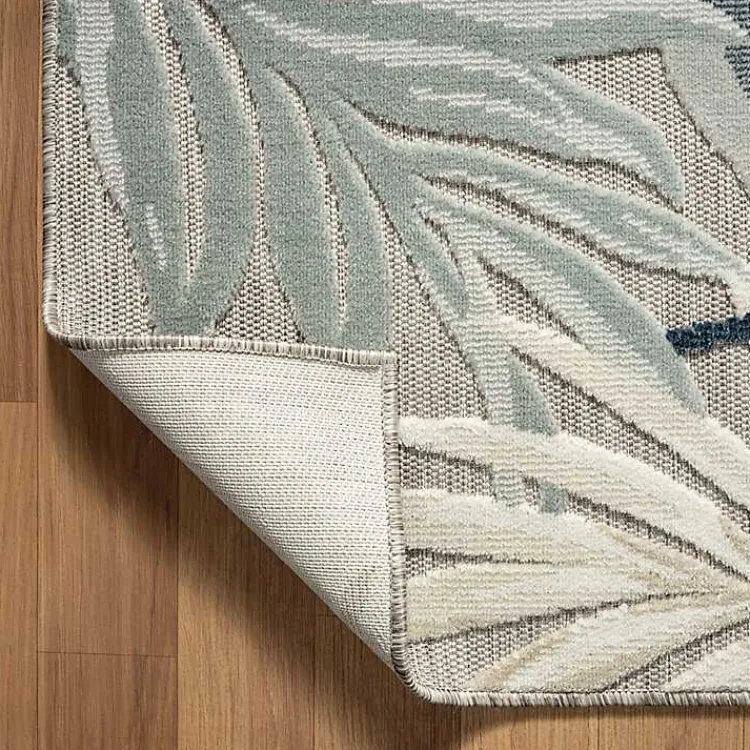 Kirklands Home Ferns and Palms Indoor/Outdoor Area Rug, 7x9