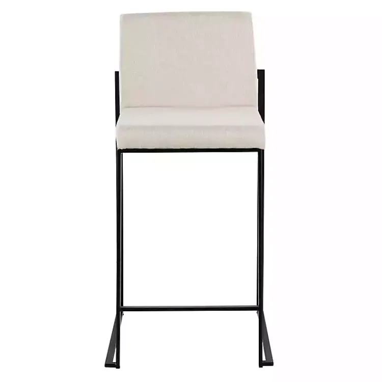 Kirklands Home Fiji Beige Upholstered Counter Stools, Set of 3 Tan Online