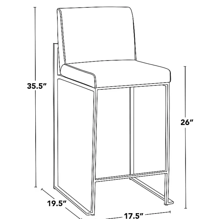 Kirklands Home Fiji Beige Upholstered Counter Stools, Set of 3 Tan Online
