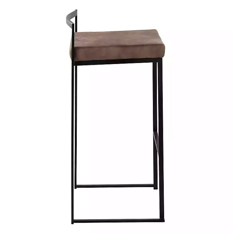 Kirklands Home Fiji Stackable Bar Stools, Set of 2 Brown Hot