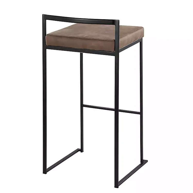 Kirklands Home Fiji Stackable Bar Stools, Set of 2 Brown Hot
