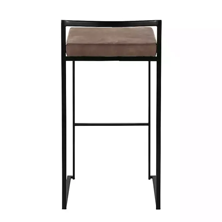 Kirklands Home Fiji Stackable Bar Stools, Set of 2 Brown Hot