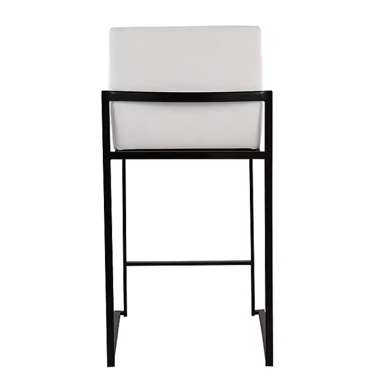 Kirklands Home Fiji Velvet Counter Stools, Set of 3 White New
