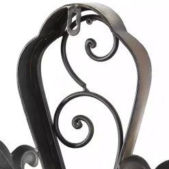 Kirklands Home Fleur De Lis Traditional Metal Cross Wall Plaque Brown Best