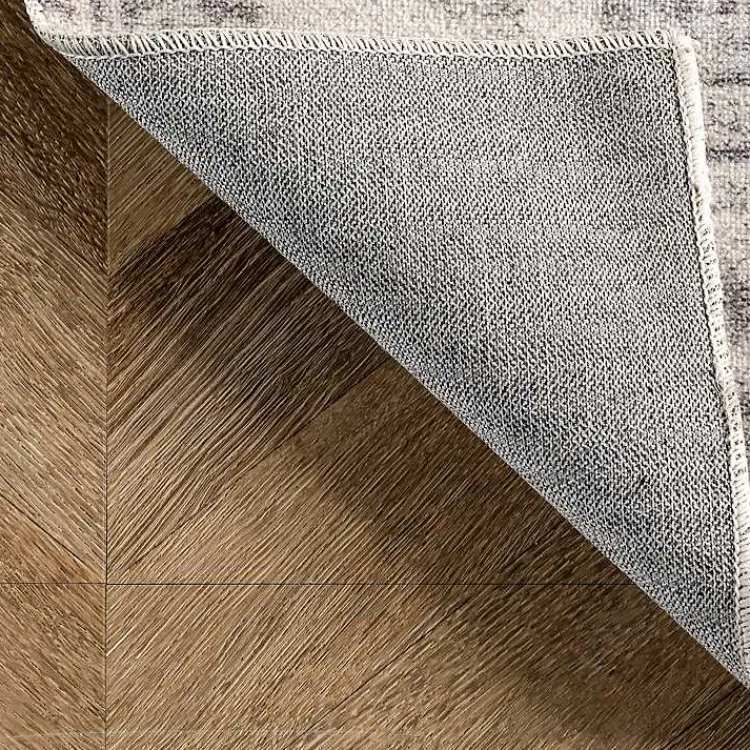Kirklands Home Flo Vintage Medallion Washable Area Rug, 5x8 Gray Best
