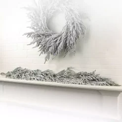 Christmas Arrangements & Garland>Kirklands Home Flocked Norfolk Pine Garland