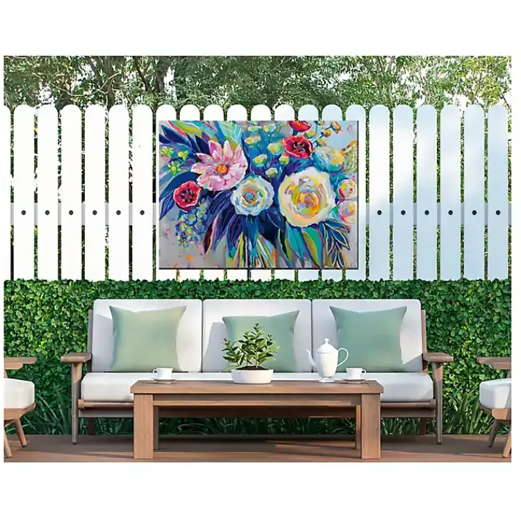 Kirklands Home Floral Array Outdoor Canvas Art Print Best