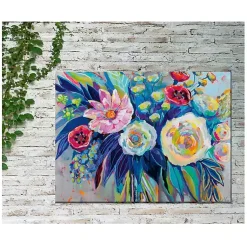Kirklands Home Floral Array Outdoor Canvas Art Print Best