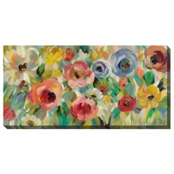 Kirklands Home Floral Charades Outdoor Canvas Art Print Discount