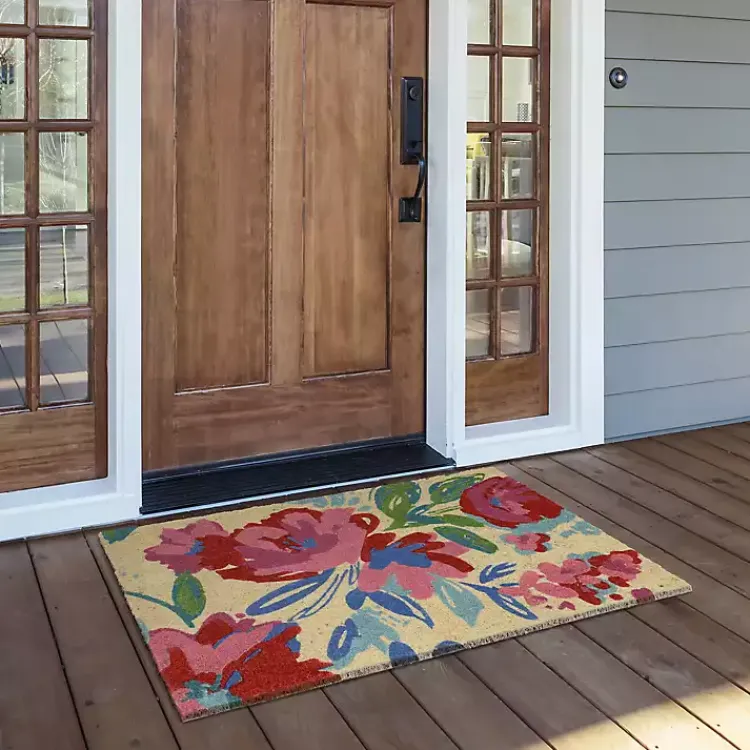 Kirklands Home Floral Doormat Multi Best
