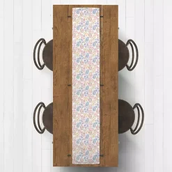 Easter Decorations>Kirklands Home Floral Easter Eggs Table Runner, 90 in.
