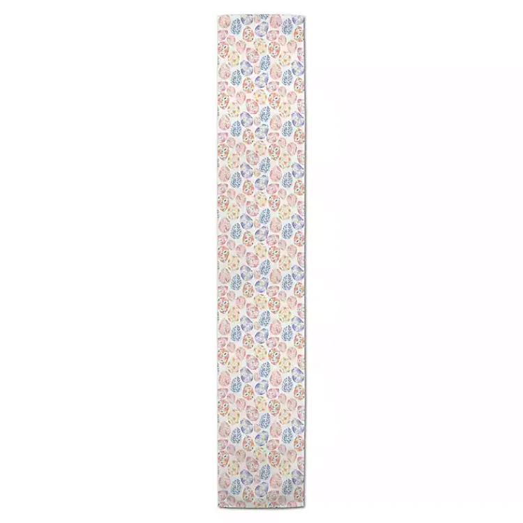 Easter Decorations>Kirklands Home Floral Easter Eggs Table Runner, 90 in.