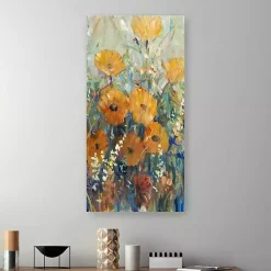 Kirklands Home Floral Expression IV Giclee Canvas Art Print Multi New