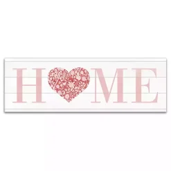 Valentines Day Decorations>Kirklands Home Floral Heart Home Canvas Art Print